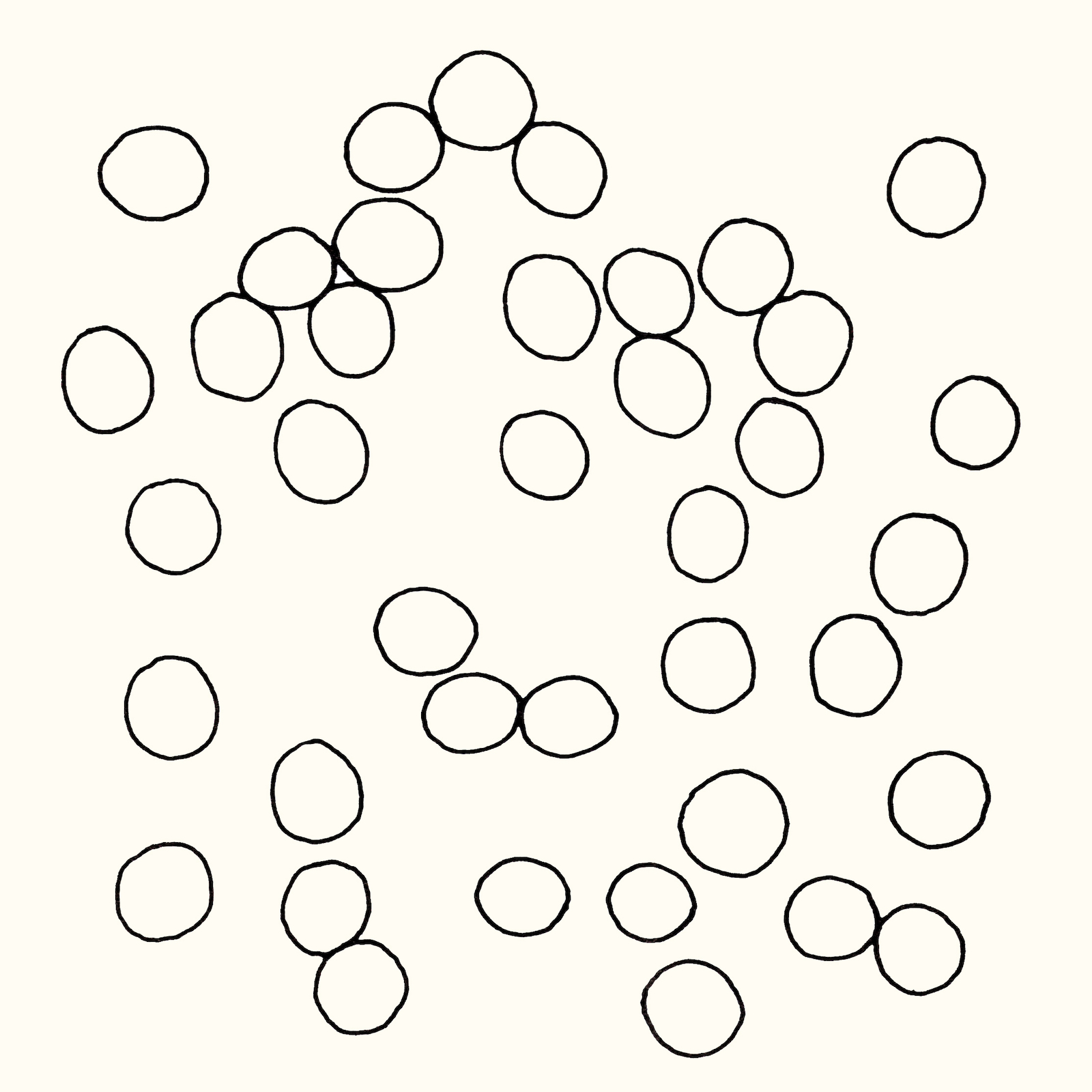 Cross section of Cuprammonium rayon fiber