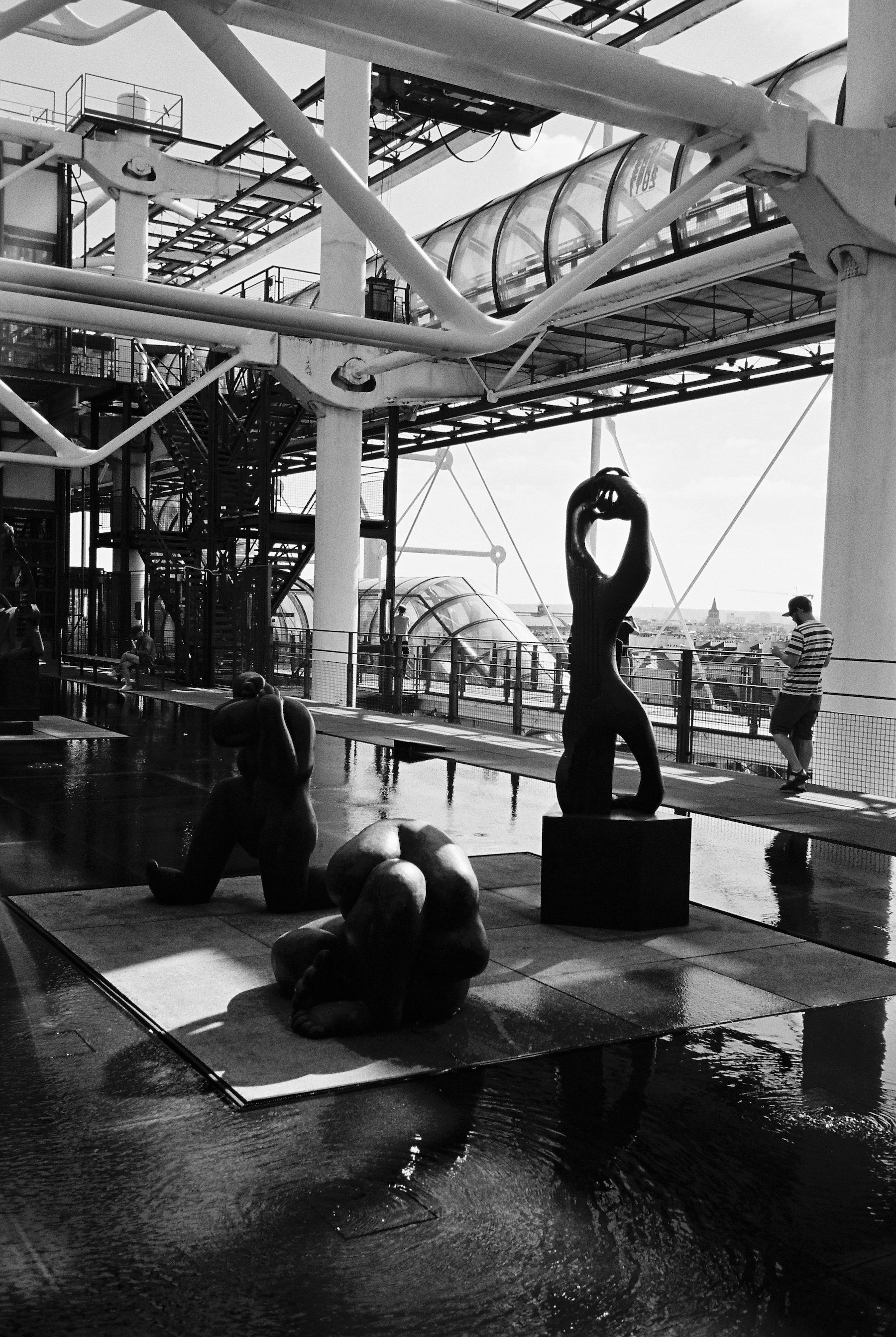 Centre Pompidou, Rooftop